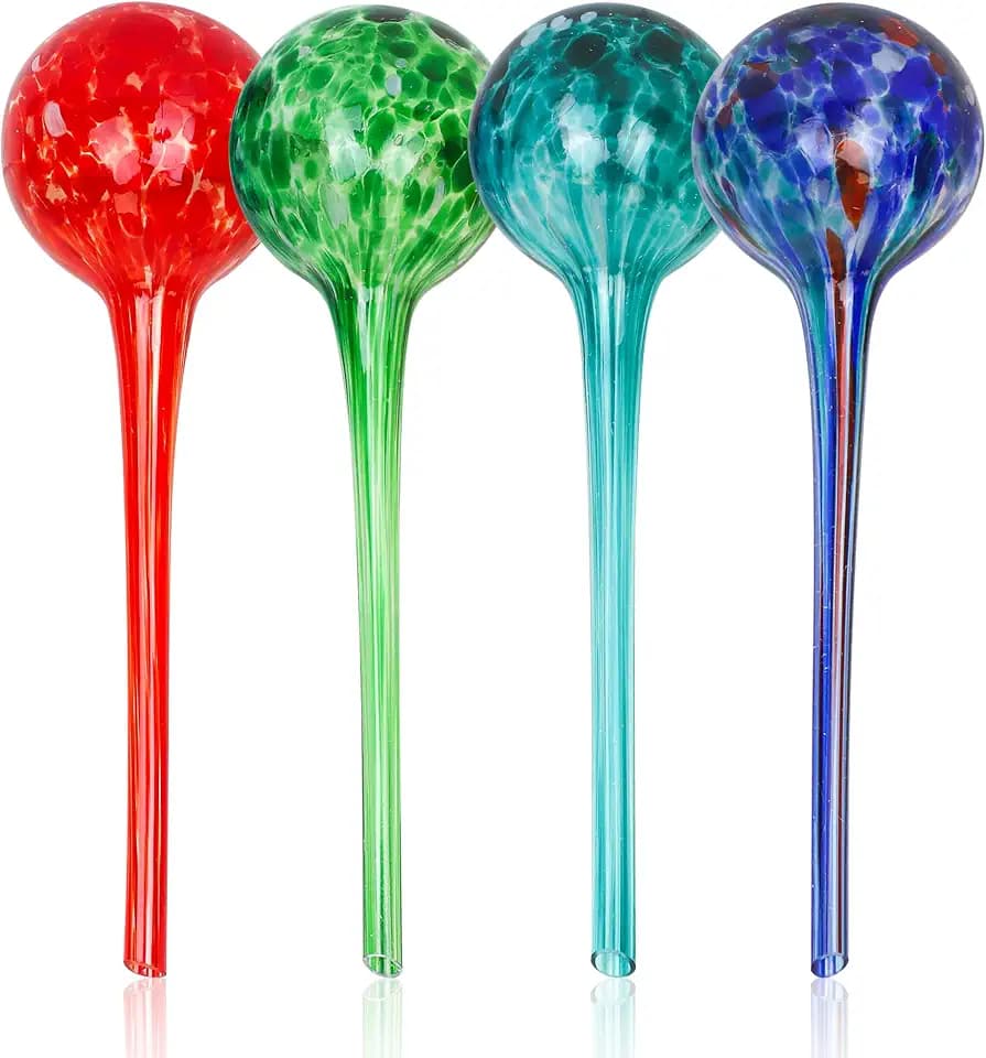 Besti Self-Watering Globes – 4-Pack Extra Large Watering Globes for Plants – Automatic Watering System for Potted Plants – Holds 380-400ml, Waters Plants Up to 2 Weeks (Set of 4 Extra Large)