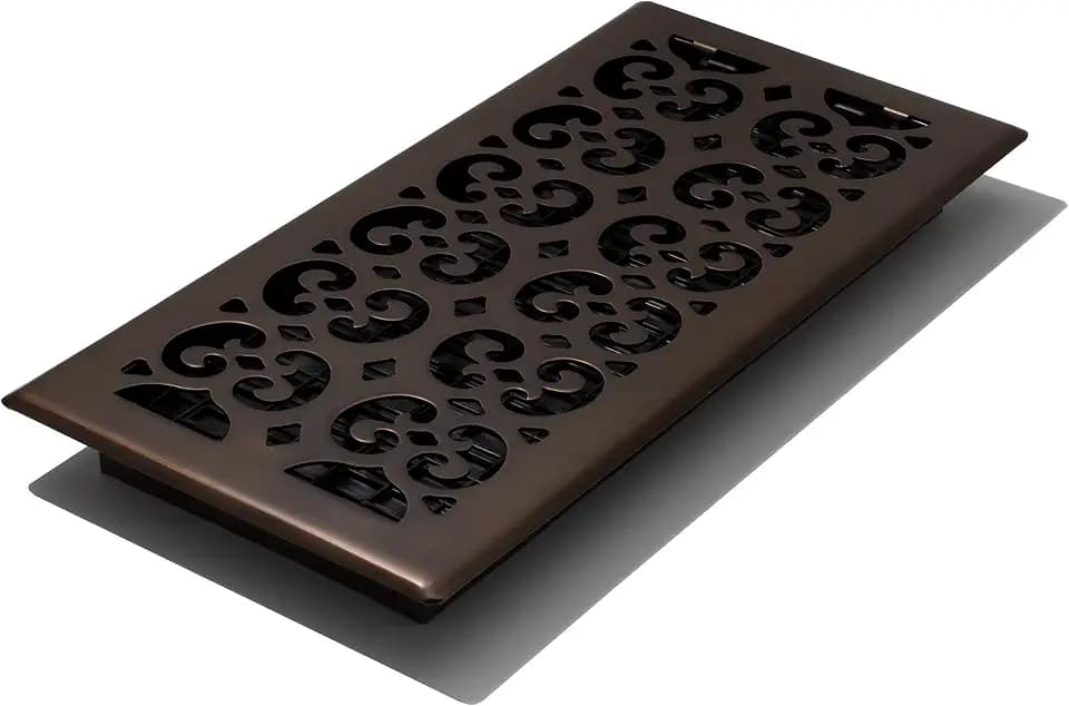 Decor Grates SPH614-RB Floor Register, 6x14, Rubbed Bronze Finish