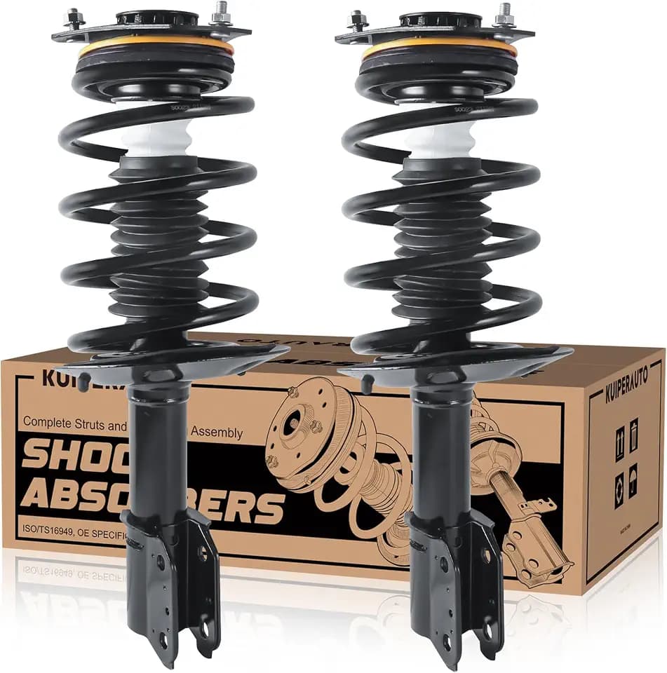 KUIPERAUTO 171661 Complete Front Struts Assembly Compatible for 2000-05 Chevy Impala / 05-09 Buick Allure Lacrosse /1997-03 Pontiac Grand Prix 2PCS Front (Left and Right) Shocks Absorbers