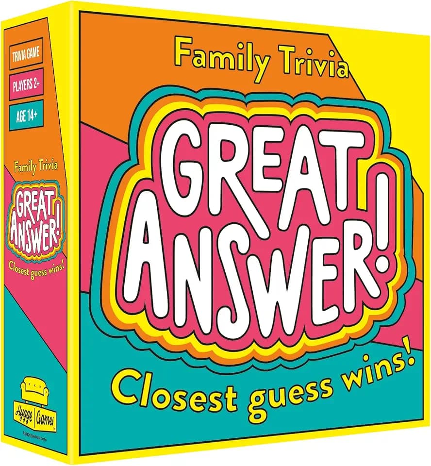 Hygge Games Great Answer! Fun Family Trivia Game