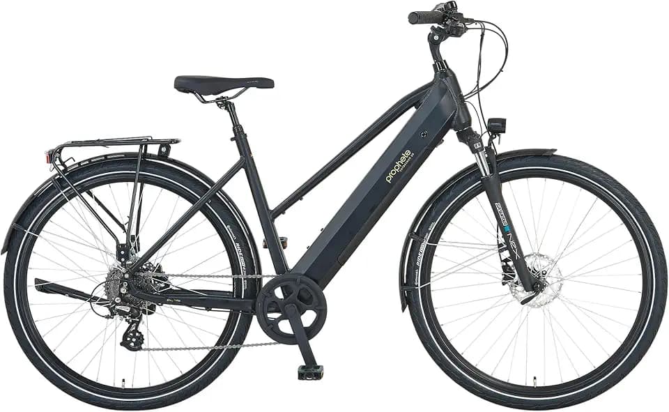 Prophete ENTDECKER 2.0 & 2.3 Trekking E-Bike 28 Zoll – 250 W Heckmotor, 360 Wh Akku, 8-Gang Kettenschaltung, LCD-Display, bis 100 km Reichweite – Verschiedene Rahmenformen & Größen