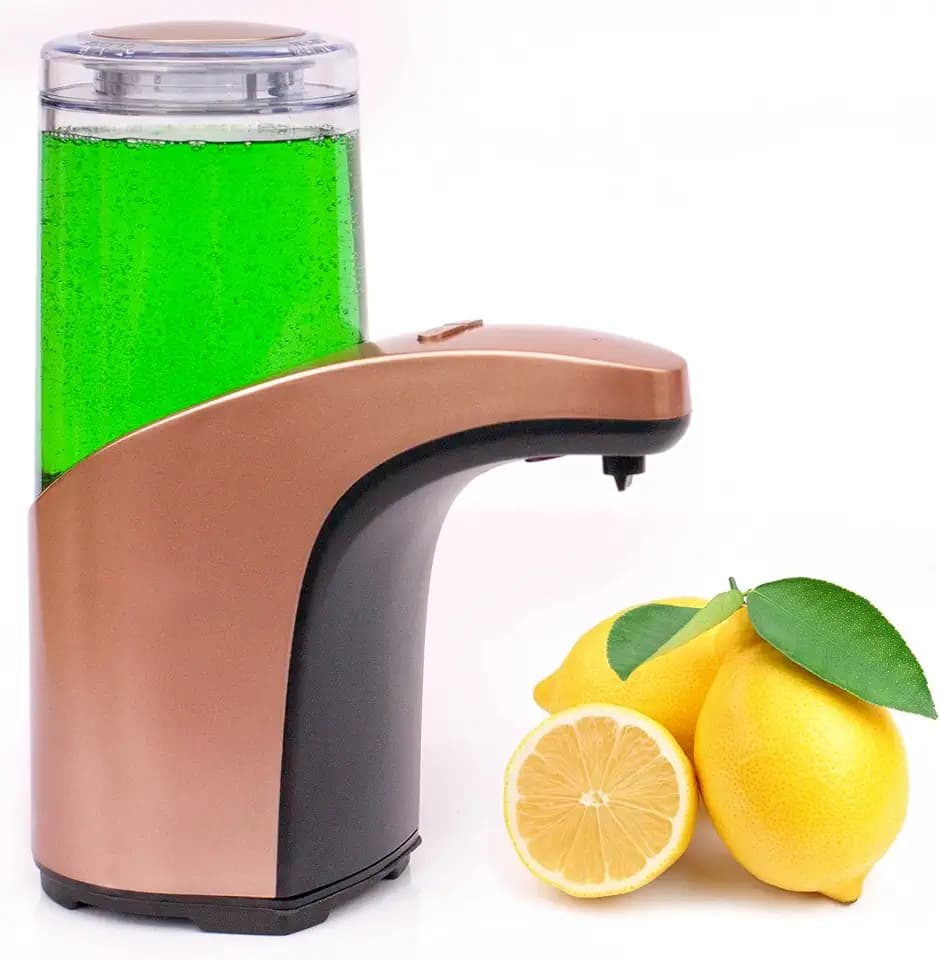 Automatischer Seifenspender Spender Spender Desinfektionsmittel Händedesinfektionsmittel Infrarot-Sensor Rose Gold Badzubehör Geschenkidee 300 ml