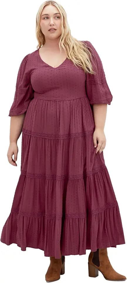 City Chic Women's Plus Size Maxi Dress - Arielle Lace
