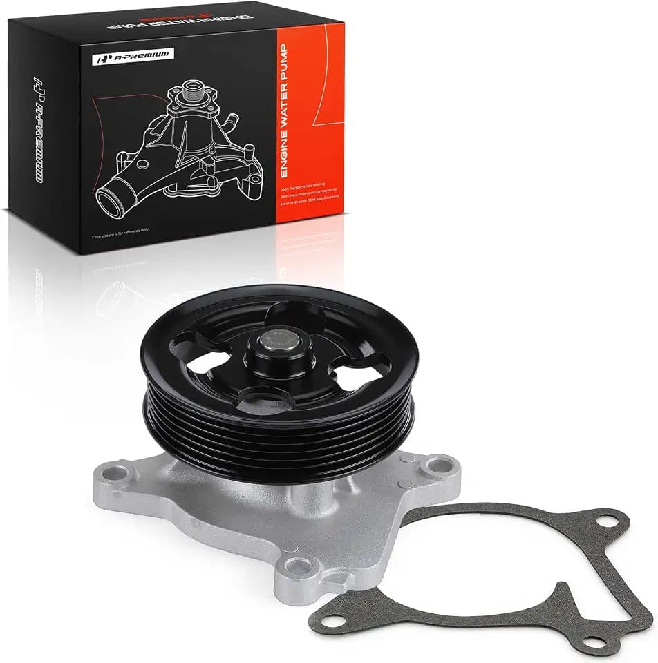 A-Premium Engine Water Pump with Gasket Compatible with Nissan Altima 2013-2018, Rogue 2014-2020, Murano 2016, Pathfinder 2014 & Infiniti QX60 2014-2017, 2.5L, Replaces # 210103TA0B