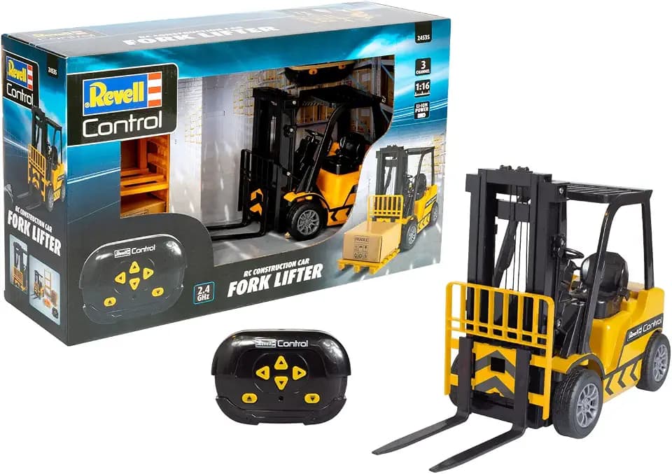 Revell Control 24535 Ferngesteuerter Gabelstapler, schwarz-gelb
