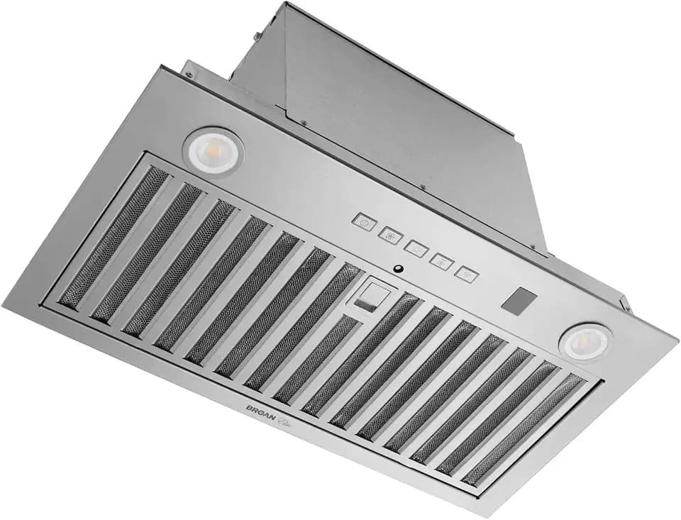 Broan NuTone® 21-Inch Custom Range Hood Power Pack Insert, w/SmartSense® Auto Operation & Voice Control, Stainless Steel