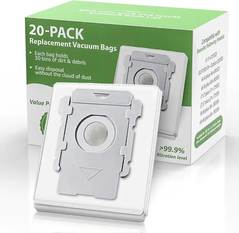 20 Pack Vacuum Bags for iRobot Roomba I/S/J Series &100-700 Combo Robot Vac