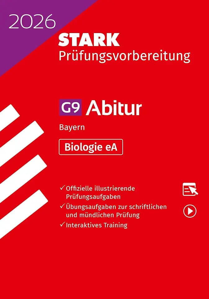 STARK Biologie eA - Abitur 2026 Bayern - Prüfungsvorbereitung (Abitur-Prüfungen)