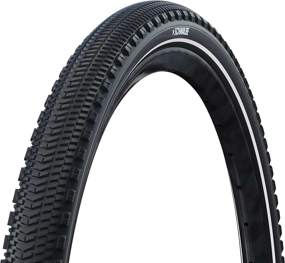 Schwalbe Fahrradreifen G-ONE Overland – Gravel Reifen 28 Zoll für Pendeln & Bikepacking – Tubeless Ready mit RaceGuard Pannenschutz und ADDIX Green Compound