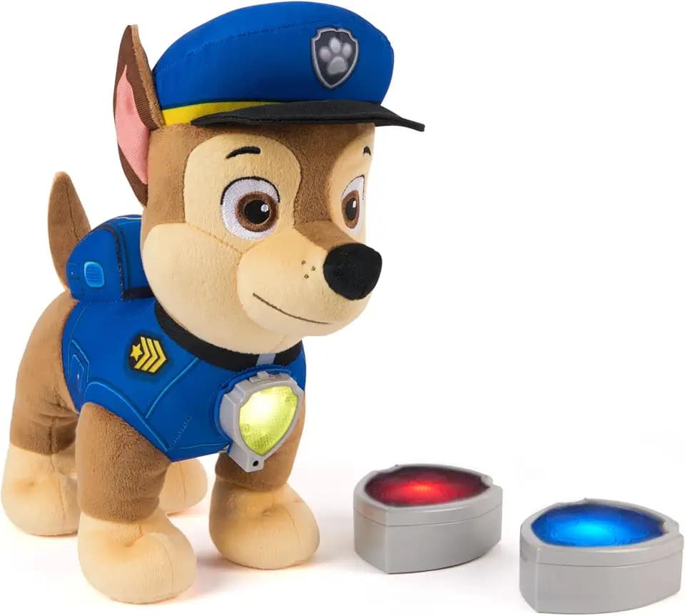 Paw Patrol Room Patrol Chase Interactive Plush Toy with Over 75 Sounds