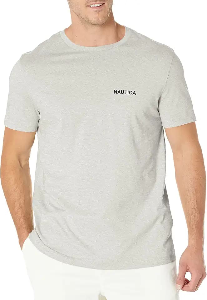 Nautica Men's Short Sleeve Solid Crew Neck T-Shirt Shirt