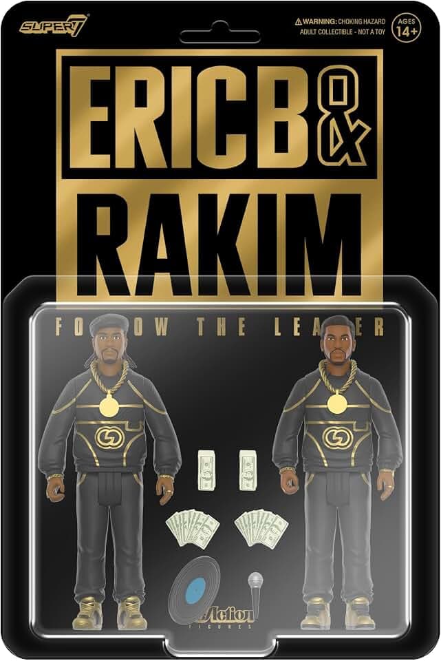 Super7 Eric B. & Rakim Reaktionsfiguren Wave 02 - Eric B. & Rakim (Follow The Leader) Actionfigur