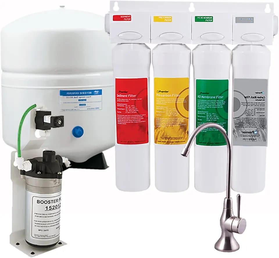 Watts Premier RO Zero Pure Plus VOC 4-Stage RO System Brushed Nickel