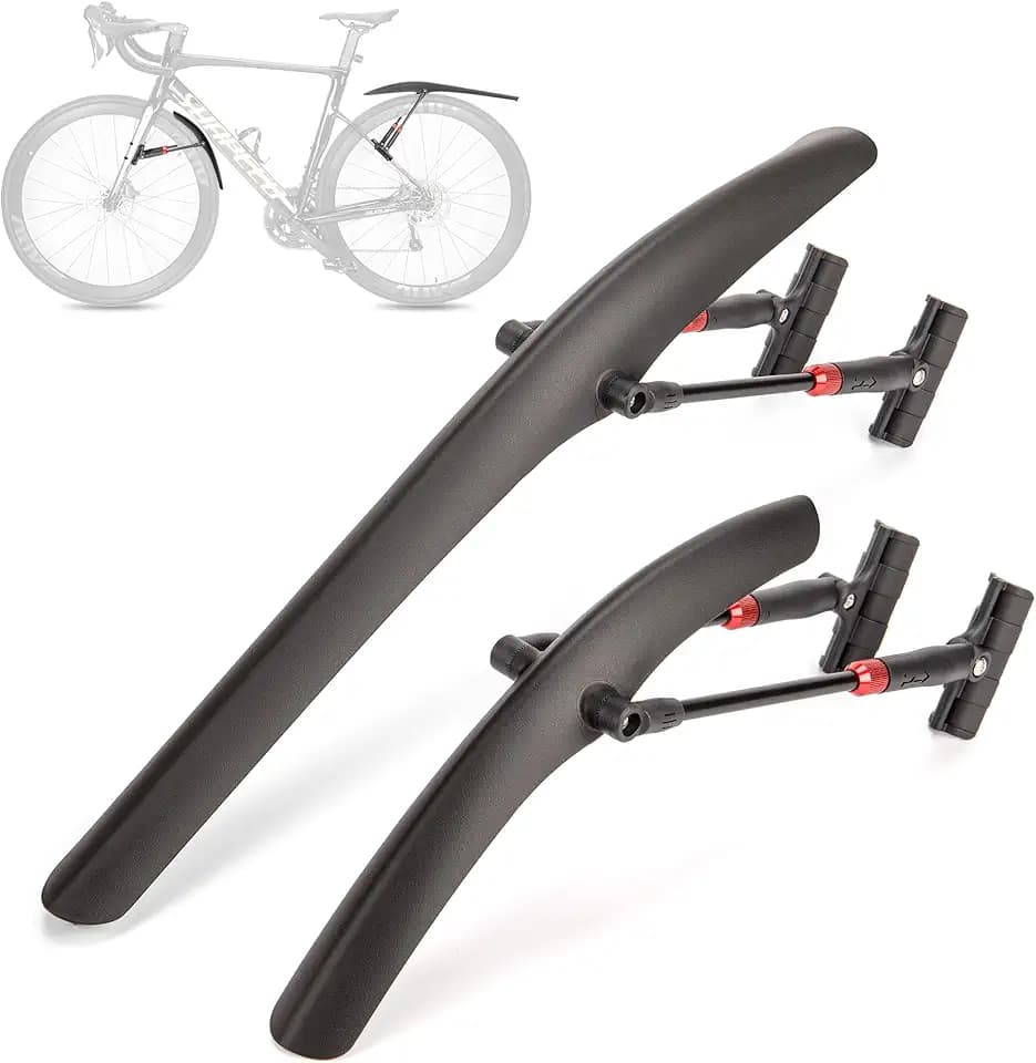 Fahrrad Schutzblech Set,Universal Schnelle Demontage Fahrrad spritzschutz aus Hochleistungskunststoff für 24-29 Zoll Fahrrad Schutz vor Spritzwasser