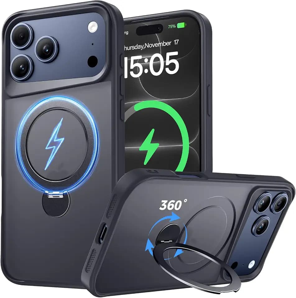 Designed for iPhone 18 Pro Case / iPhone 17 Pro Case with Stand