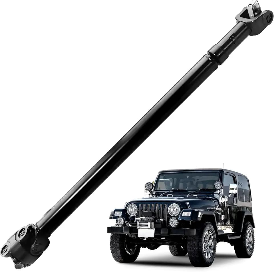 52098378 Front Drive Shaft Prop Shaft Driveshaft fit for Jeep TJ 1998-2002, Wrangler 1998-2002, L4 2.5L, L6 4.0L, 4WD, Automatic Transmission, Replace# 52098378AC, 659315, 938-131, 938131