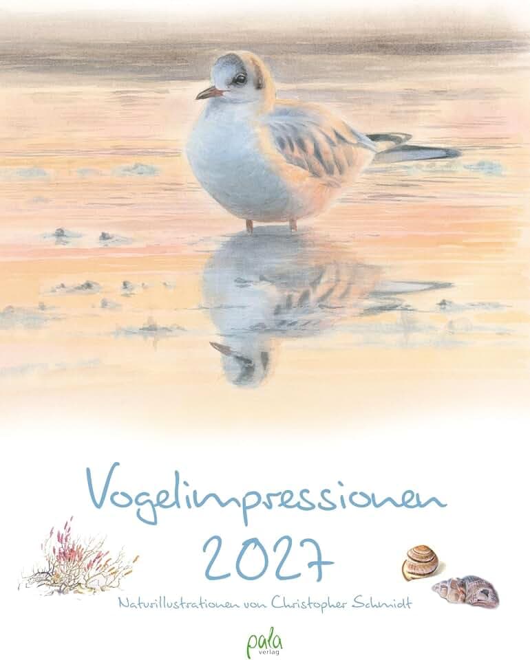 Vogelimpressionen 2027: Naturillustrationen von Christopher Schmidt