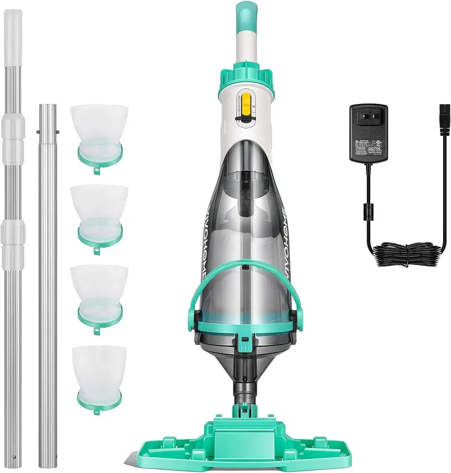 VIVOHOME 40W Handheld Pool Vacuum18.5GPM Suction Long-Run 60min Battery