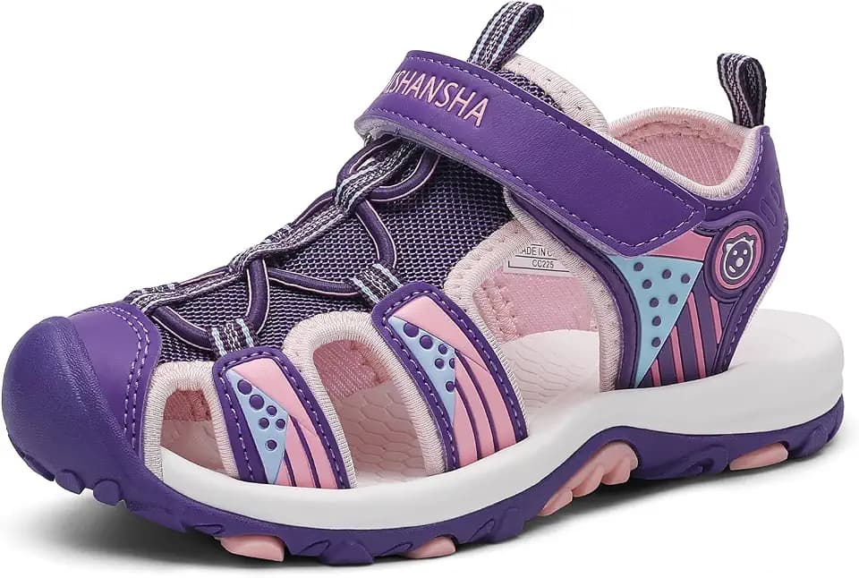 Mishansha Sandalen Kinder Trekkingsandalen Geschlossene Gr.25-38 EU