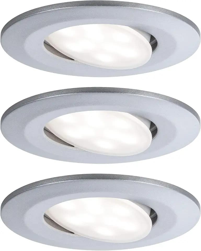 Paulmann 99929 Einbauleuchte LED Calla rund 3x6W Chrom matt schwenkbar