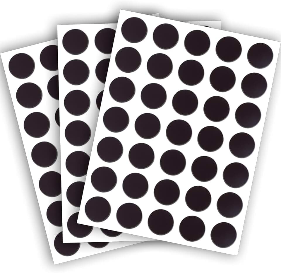 105 Stück 20mm Rund Magnete Selbstklebend Stark Magnetplättchen Selbstkleben Magnetband Selbstklebend Magnete Zum Kleben für Büro Schule Hause