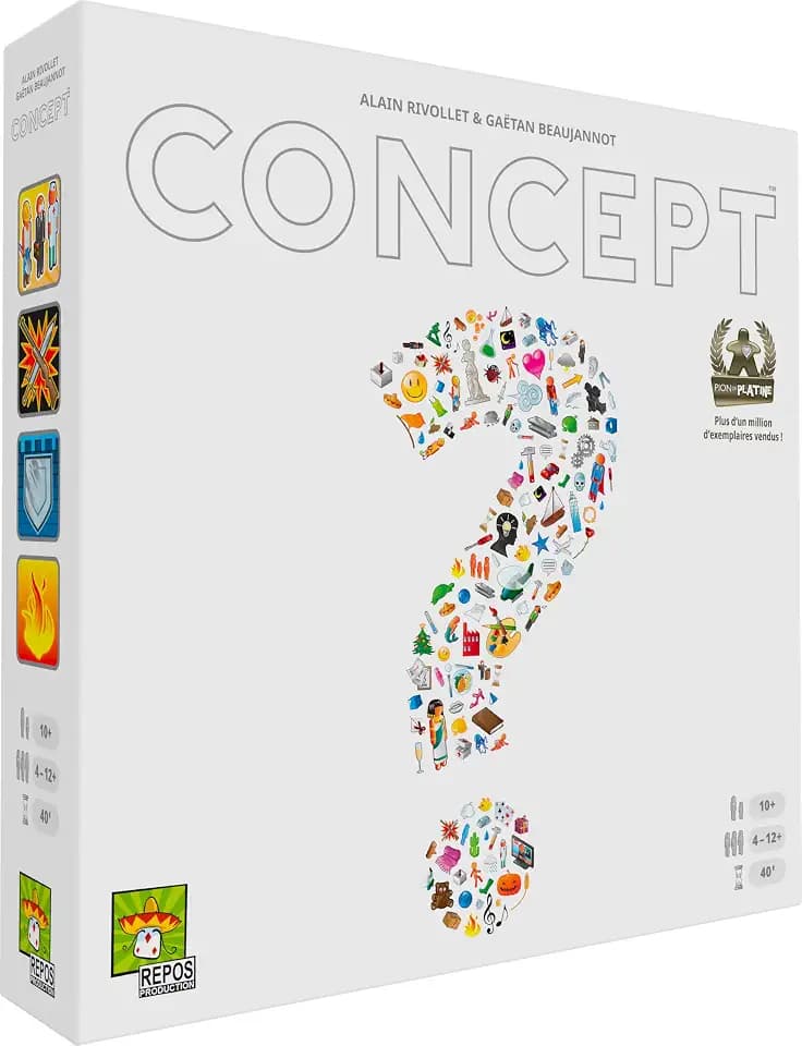 Asmodee – Gesellschaftsspiel – Concept - Französische Sprache