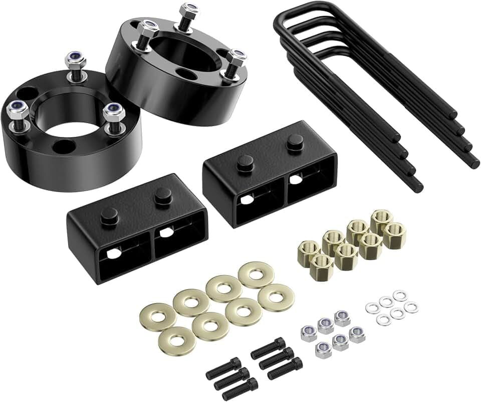 Richeer 3" Front and 2" Rear Leveling Lift Kit for 2004-2020 F150 2WD 4WD