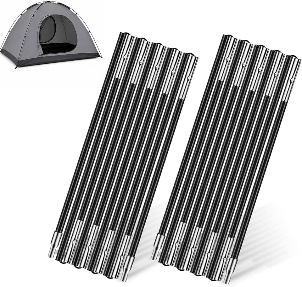 Yaocom Fiberglass Tent Poles Replacement Universal