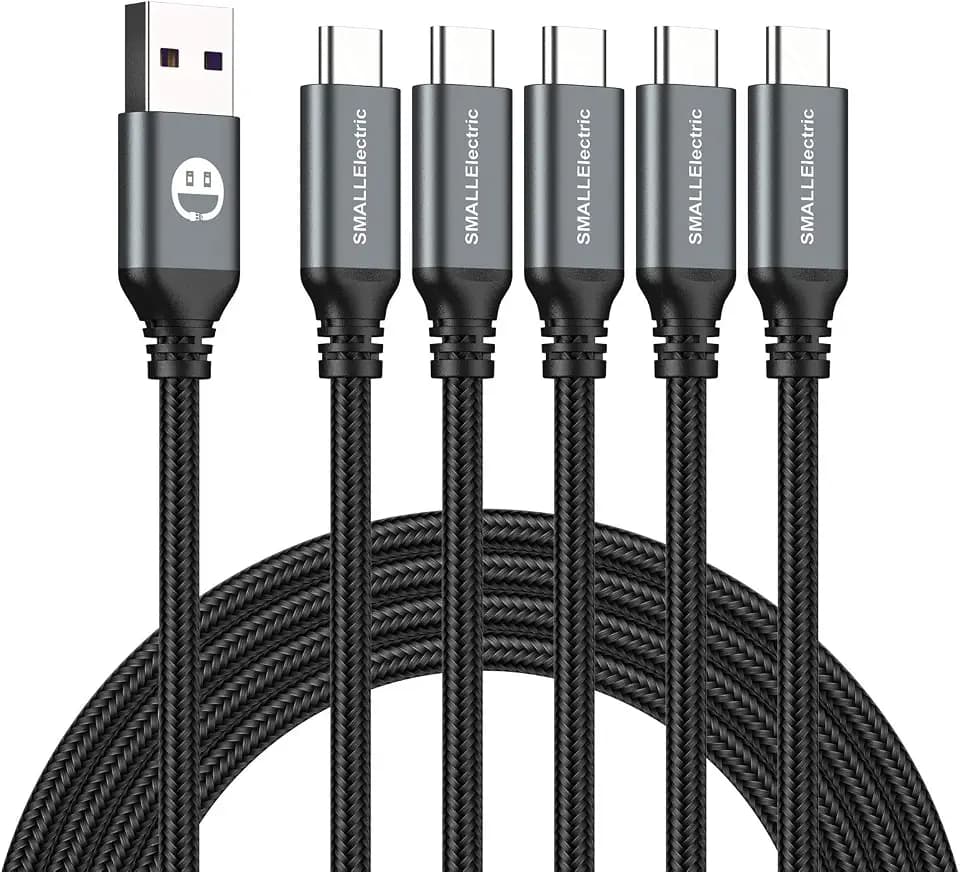USB to USB C Cable 3FT 5 Pack, Type C Fast Charger Cord