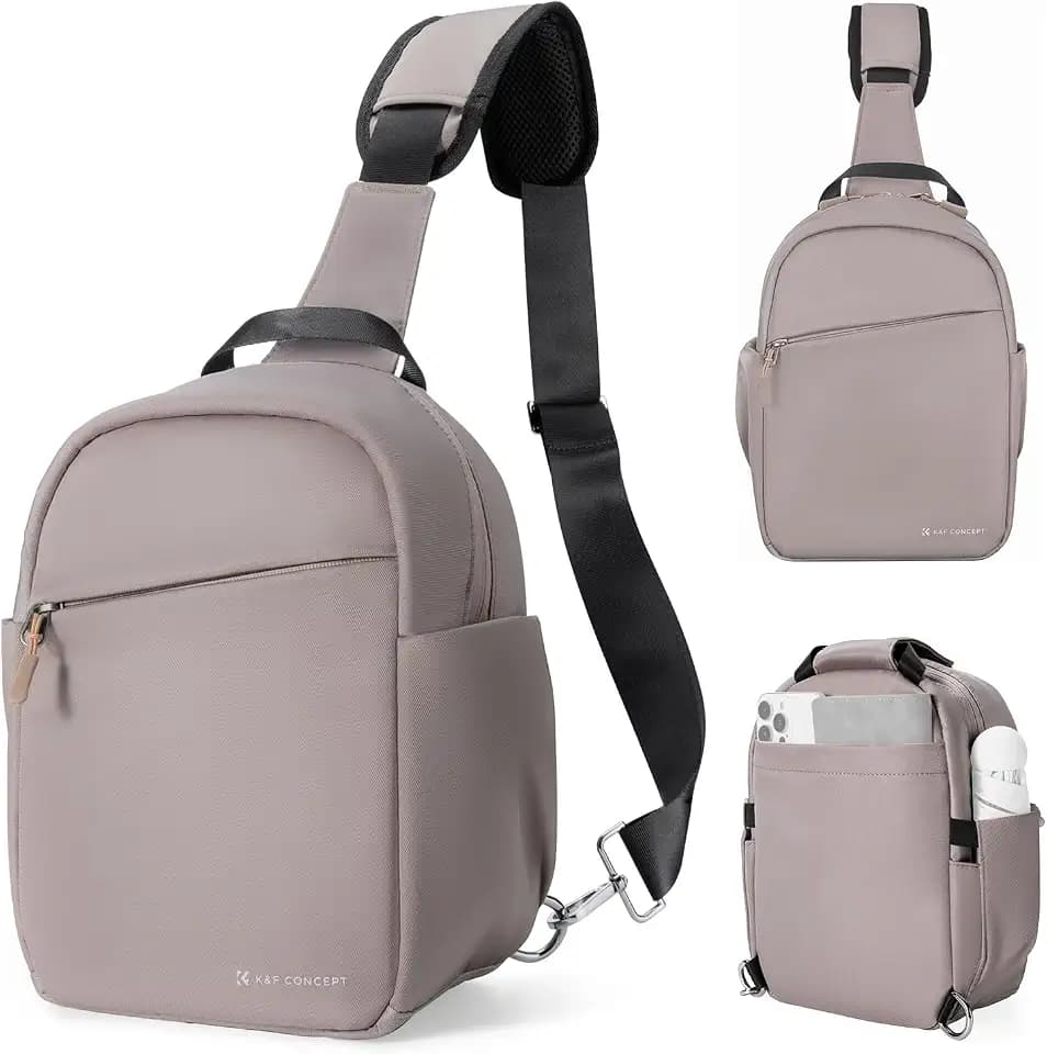 K&F CONCEPT Camera Sling Bag, Compact Crossbody Bag for DSLR Mirrorless