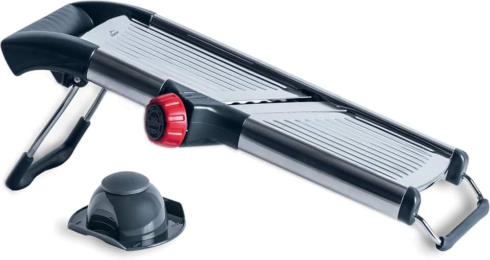 Lacor 60274 – ProSlice Mandoline, 2 Klingen, 2 Schnittarten, Slices...