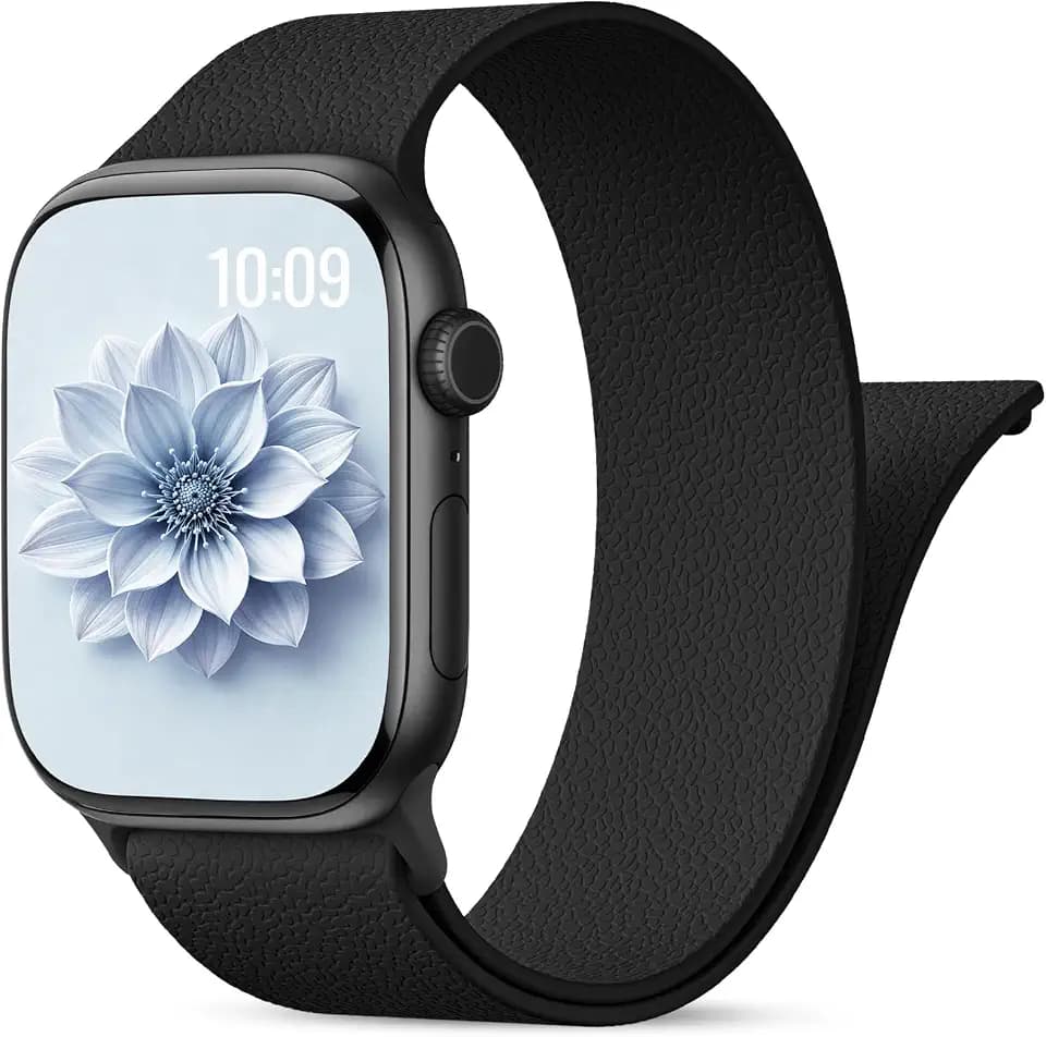 Magnetic Sport Silicone Band for Apple Watch 42mm 40mm 38mm 41mm Women Men