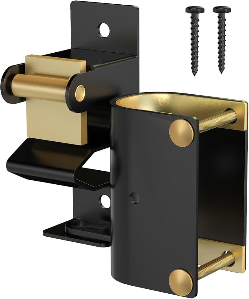 JIAHOO One Way Farm Gate Latch, Heavy Duty Gate Latches for Metal Tube Gate