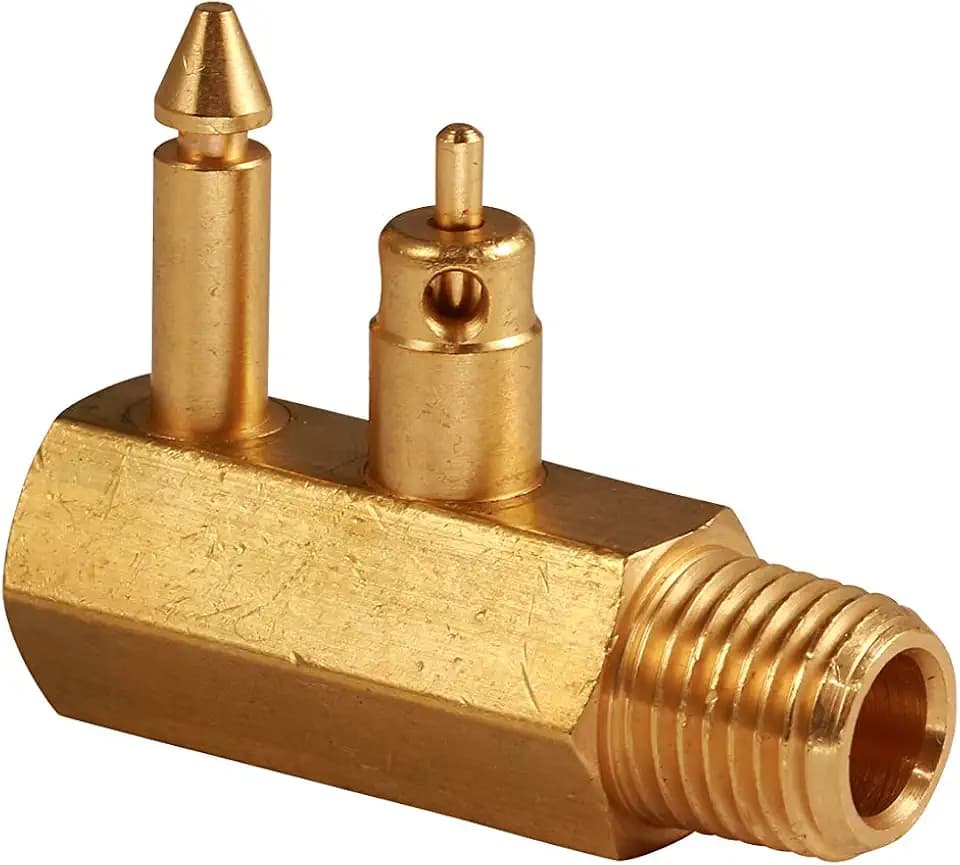 Attwood 8897-6 Brass Quick-Connect Tank Fitting 1/4-Inch NPT Male Thread for Yamaha