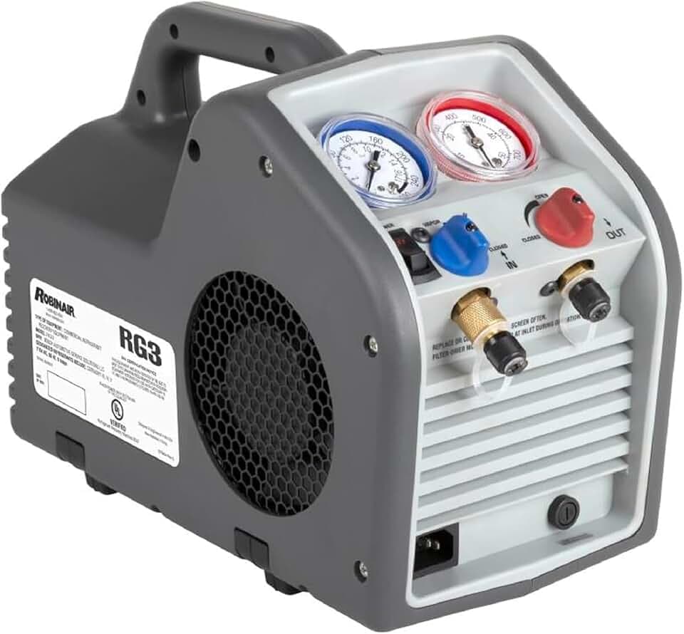 Robinair RG3 Portable Liquid and Vapor Refrigerant Recovery Machine
