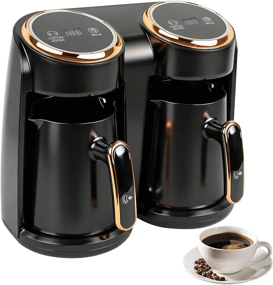 Türkische Kaffeemaschine, 600W+600W Türkische Kaffeekanne
