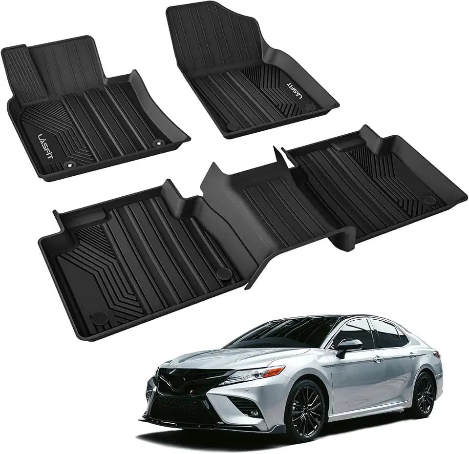 LASFIT Floor Mats for Toyota Camry 2018-2024 (Only Fit Gas & FWD)