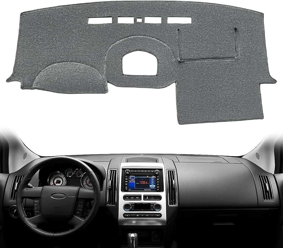 Dash Cover Mat Fit for Ford Edge (Dark Gray) F205