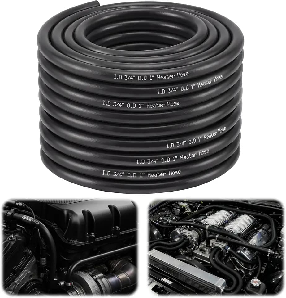 Outus 3/4" Heater Hose 100FT, EPDM Coolant Radiator Hose Replacement