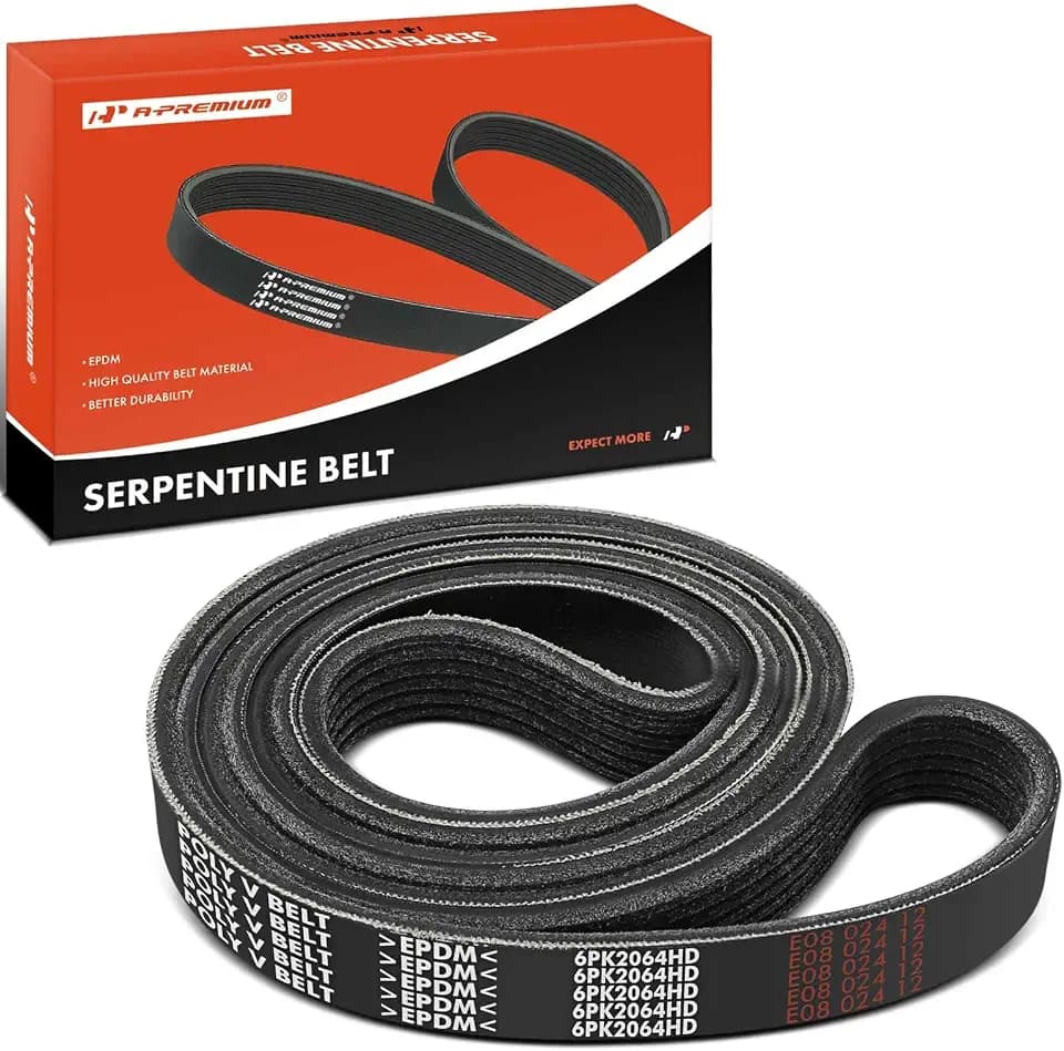 A-Premium Heavy Duty Serpentine Belt 6-Rib 81.26 In
