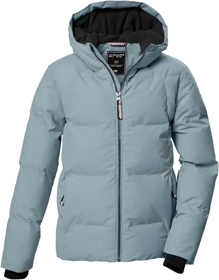 Killtec Mädchen Kow 357 Grls Qltd Jckt Steppjacke/Winterjacke mit Kapuze