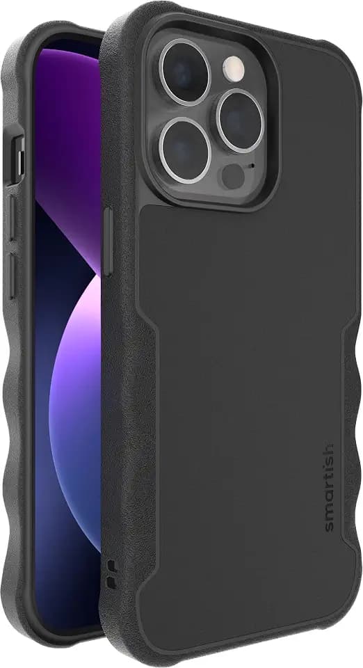 Smartish iPhone 13 Pro Case MagSafe, Gripzilla, Heavy Duty Grip, Black