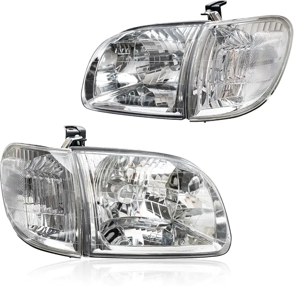 Headlight + Parking Lights Kit For Toyota Tundra Regular/Access Cab 2000-04