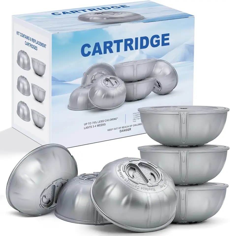 6 Packs Replacement Cartridges Hot Tub for Frog Ease Floating System
