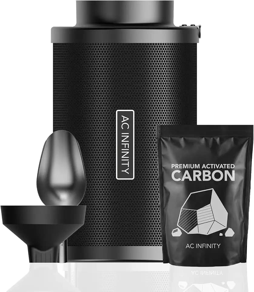 AC Infinity Befüllbarer Aktivkohlefilter 150mm mit Nachfüllpack