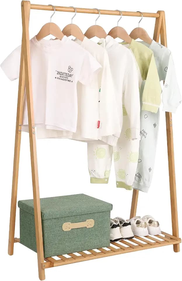 Jotsport Small Kids Clothing Rack Foldable Child Garment Rack for Hanging