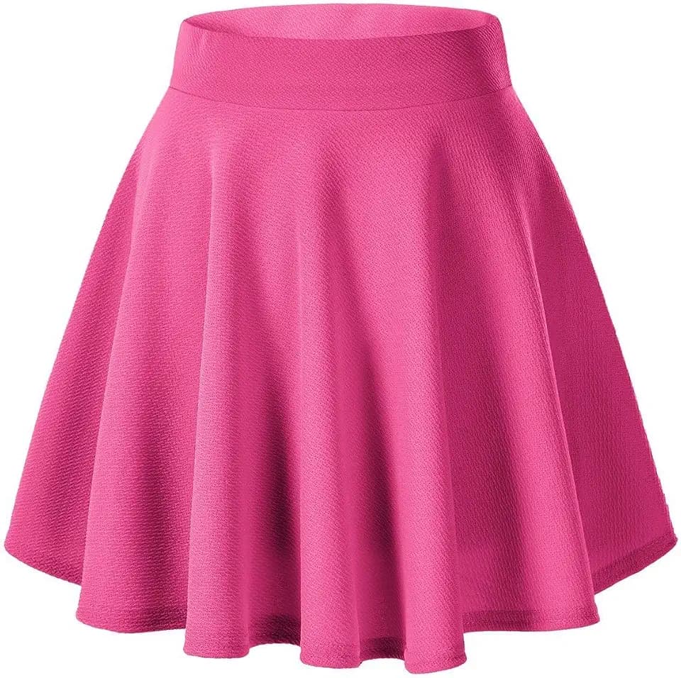 Urban CoCo Women's Midi High Waisted Skirt A-line Midi (Pack of 1)