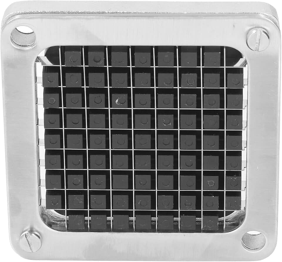 Pyhodi Pommes-Frites-Schneider, Ersatzklinge, Klingenbaugruppe und Schiebeblock für Kommerziellen Pommes-Frites-Schneider, Manuelle Kartoffelschneidemaschine aus Edelstahl, Klinge für (9mm)