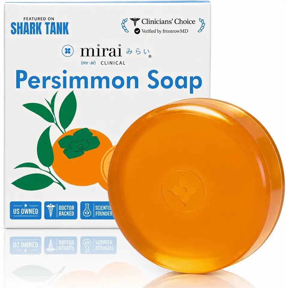 Mirai Clinical Persimmon Soap for Old People Smell,Nonenal® Odor Eliminator