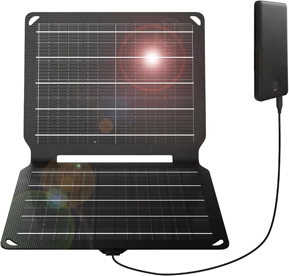 FlexSolar 10W 5V USB Foldable Solar Panel Charger IP67 Waterproof